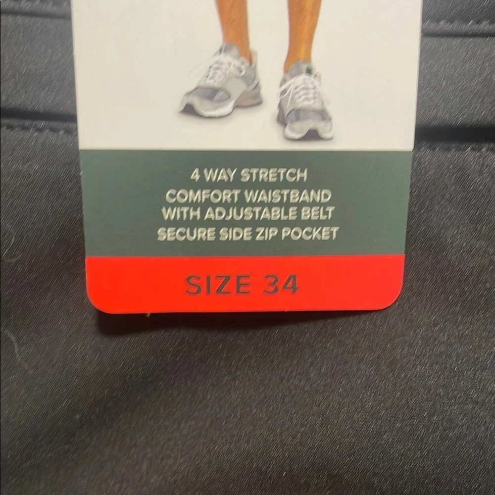 Orvis Men's Black Cargo Shorts Size 34 W/4 way stretch comfort waist band NWT.